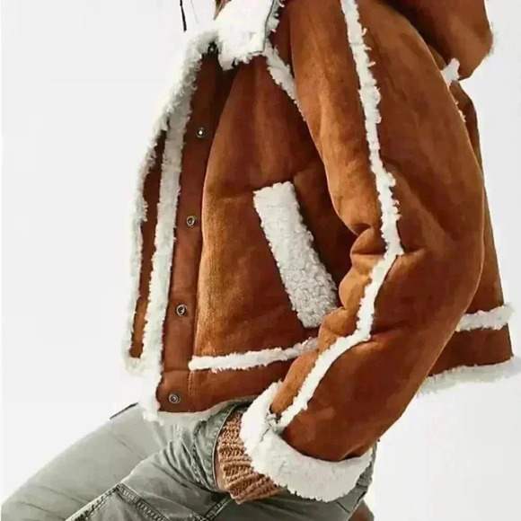 Free People Exchange Shearling Coat - Picture 4 of 4